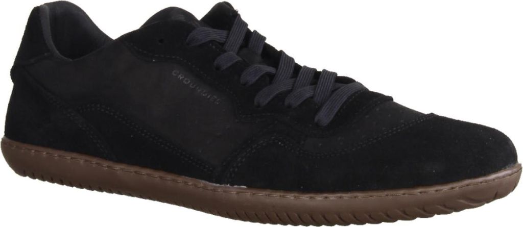 Groundies Nova GO1 Men Herrenschuhe, Barfußsneaker, Leder, Schwarz - Marken Groundies, Schwarz, leder (nubuk- glattleder)