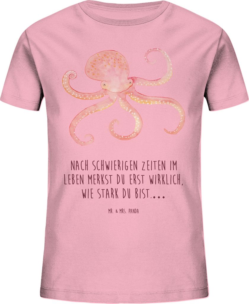 Mr. & Mrs. Panda Kleinkinder T-Shirt Tintenfisch 7-8 Jahre Produktbild 