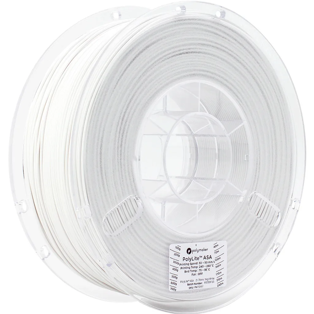 Filamento ASA Giallo Polymaker PolyLite 1.75mm per Stampe UV-Resistant - 4