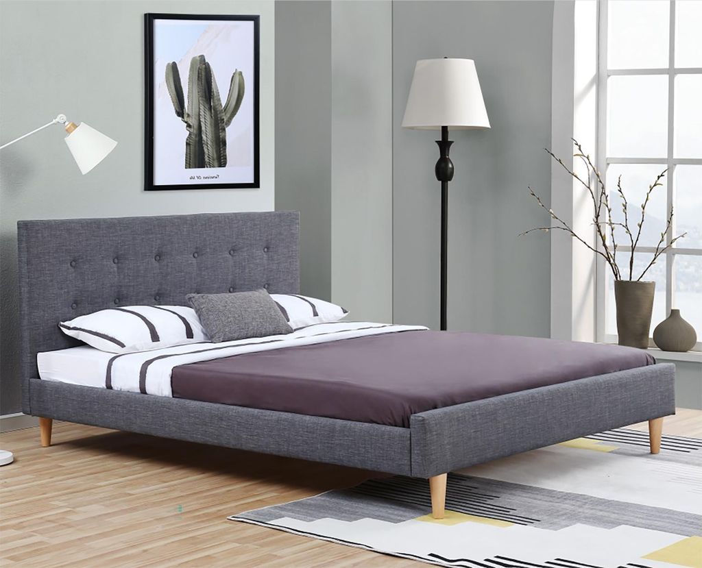 Bett mit Lattenrost Liegefläche 180 x 200 cm