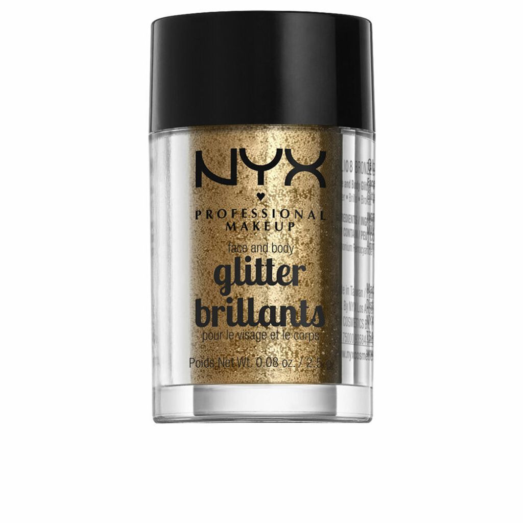 NYX Professional Makeup GLITTER BRILLANTS face and body #bronze 2,5 gr
