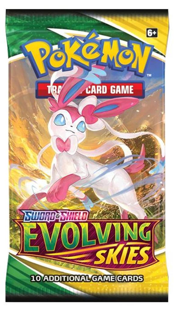 Pokémon Evolving Skies Booster Pack SWSH7, Engelstalig Productafbeelding 