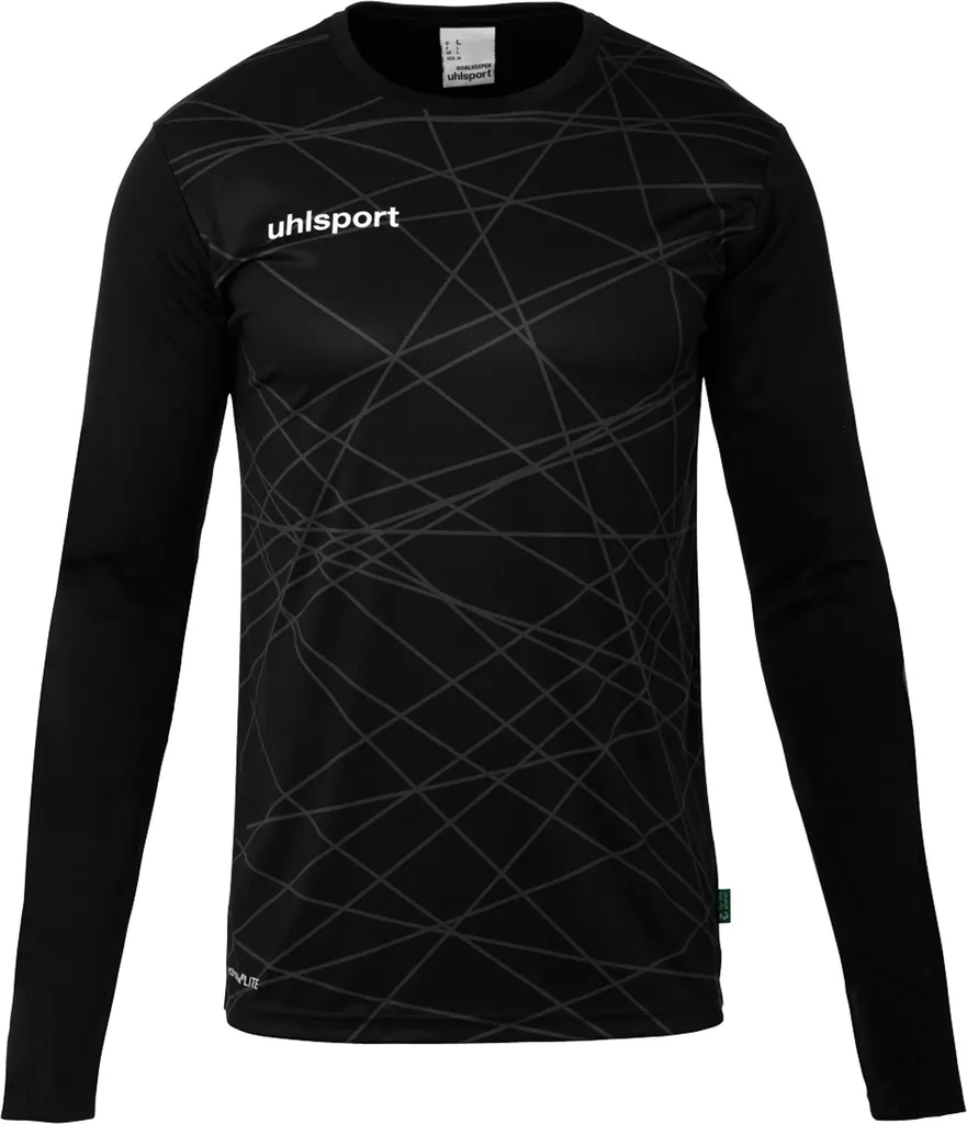 Maillot de gardien Uhlsport Prediction noir pour entraînement pro