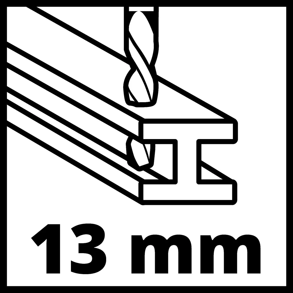 Perceuse à percussion filaire Einhell TC-ID 1000 E pour béton et bois - 9