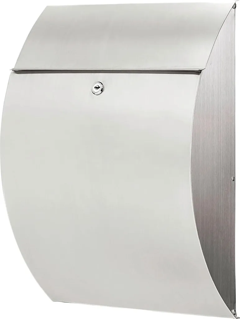 Boîte aux lettres anti-corrosion en inox A4 arrêt d'ouverture de porte