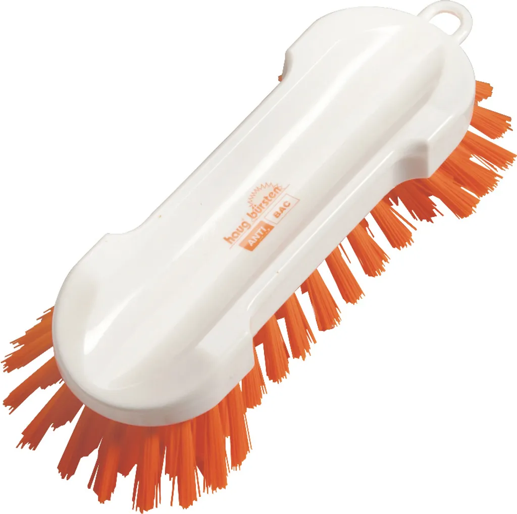 haug® bürsten 88306 Brosse de nettoyage ANTI BAC blanc et orange en plastique