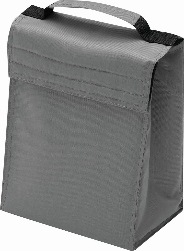 Kleine Kühltasche 20x14x25 – Isoliertasche für Snacks und Getränke, 6 Liter – Robuste Thermotasche, optimaler Isolierung silber