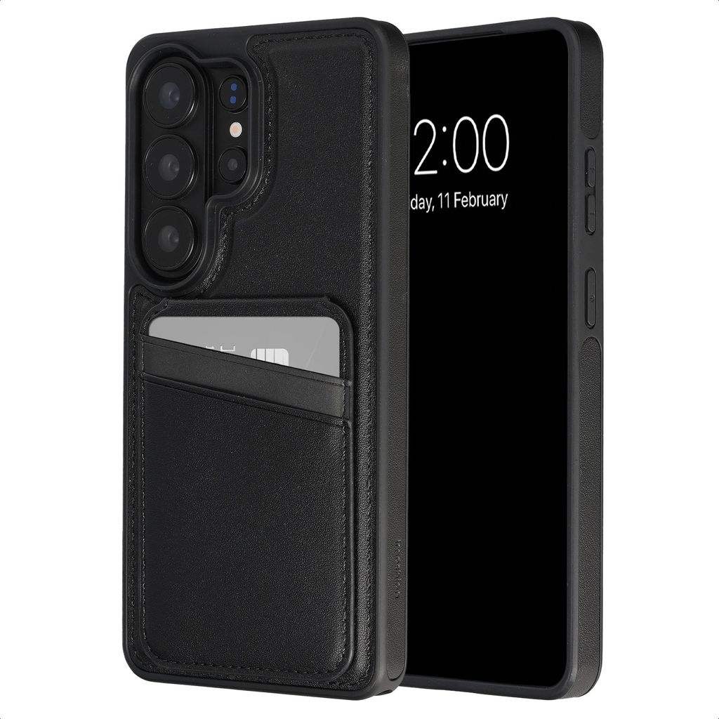 imoshion Backcover mit Kartenfach und Ständer für das Samsung Galaxy S26 Ultra – Schwarz