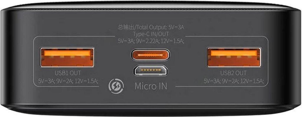 Baseus Bipow Schnelllade-Powerbank 20000mAh 20W schwarz Produktbild 4
