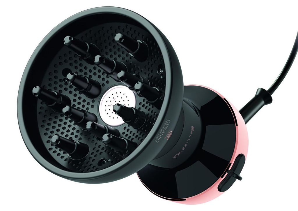 Bellissima Diffon Ceramic DF1 3000, Keramik, AC, Schwarz, Produktbild 
