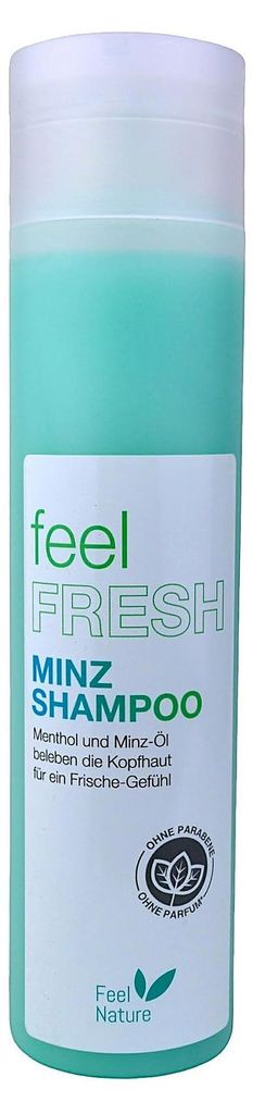 Feel Nature Minz Shampoo 250ml, frisch, kühlend, für jedes Haar