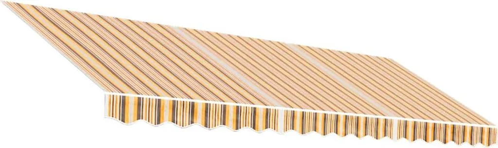 Tessuto Ricambio Tenda Sole vidaXL 450x300 cm Strisce Colorate