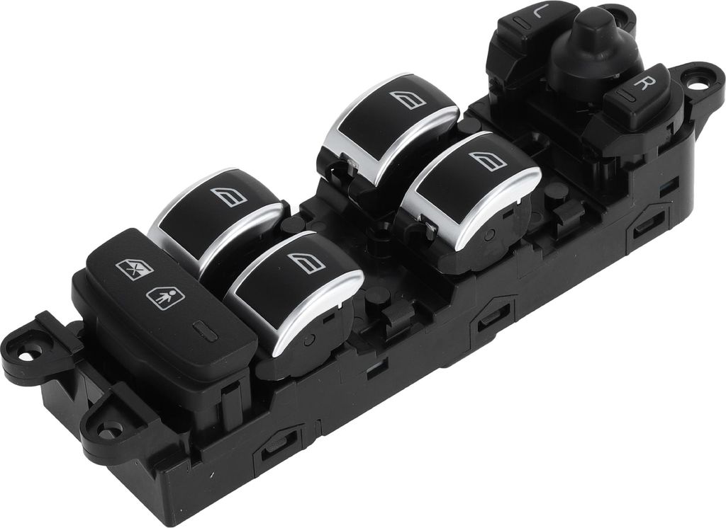 Elektrischer Fensterschalter Nr. 31415677 Vorderer linker Fahrerseiten-Fenstersteuerungsschalter für Volvo XC60 S60 Schwarz