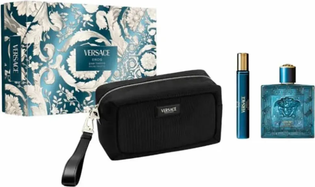Versace Eros Pour Homme Set 3 Pezzi | Eau de Toilette 100ml Offerta