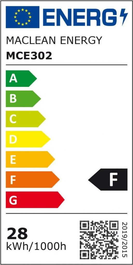 Maclean LED žárovka, E27, 28W, 220-240V AC, studená bílá, Obrázek produktu 5