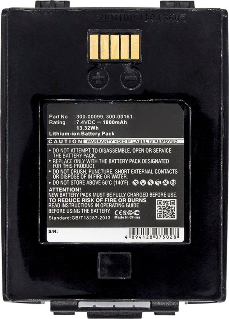 CELLONIC 1x Akku für Funkgerät Kompatibel mit Sepura SRH3500, SRH3900, SRG3500, 300-00001 - (1800mAh, 7.4V)