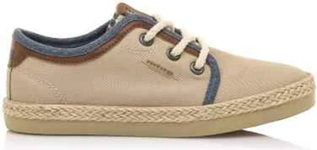 Baskets Basses Mustang Femme Beige - Chaussures de Ville Chic en Taille 38