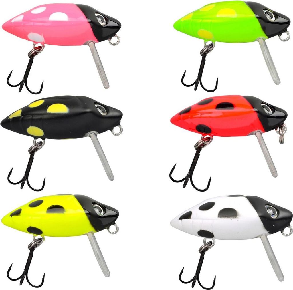 Trout Master Lady B Forellenwobbler 3cm 2,8g - Wobbler, Farbe:Black