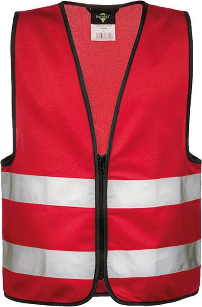 Korntex KWRX | Kinder Safety Vest for Kids with Zipper Produktbild 
