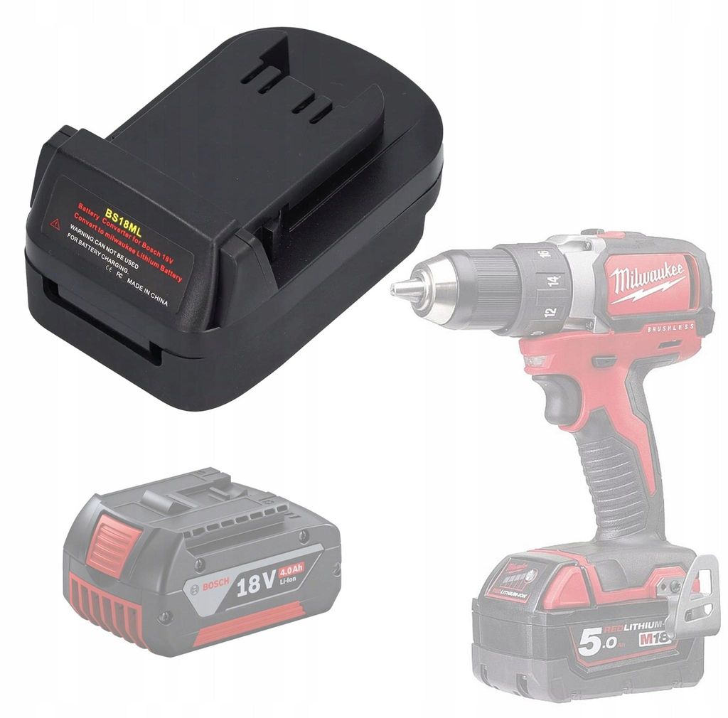 Rosfix BS18ML – Adattatore per Batteria Bosch 18V a Immagine del prodotto 