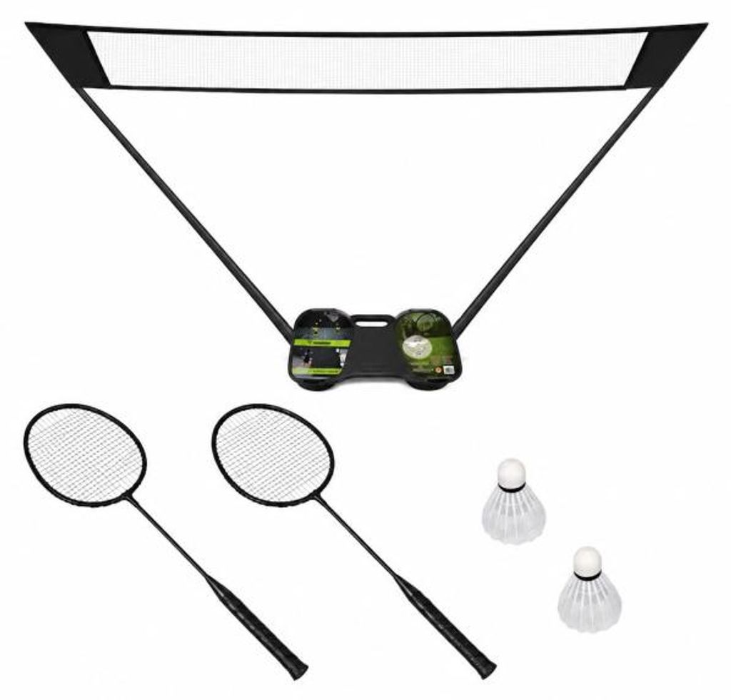 Trizand 25515 Badminton-Set, Netz, Schläger, Bälle Produktbild 
