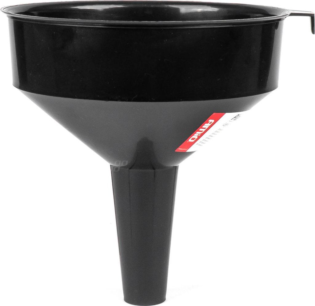 Universeller Kunststofftrichter schwarz 19,5 cm für Flüssigkeiten & Treibstoff