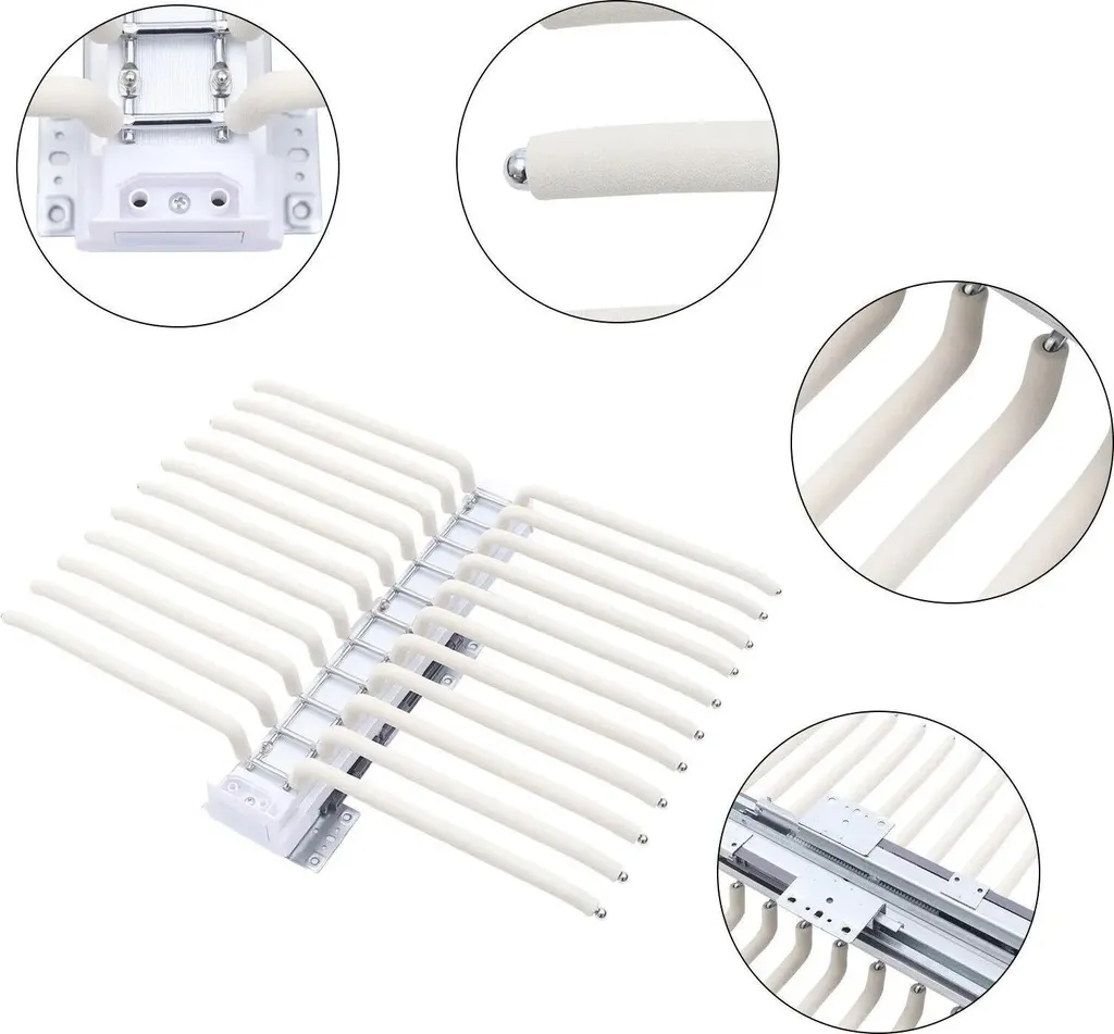 Organisateur de pantalons anti-plis et coulissant 22 barres en inox