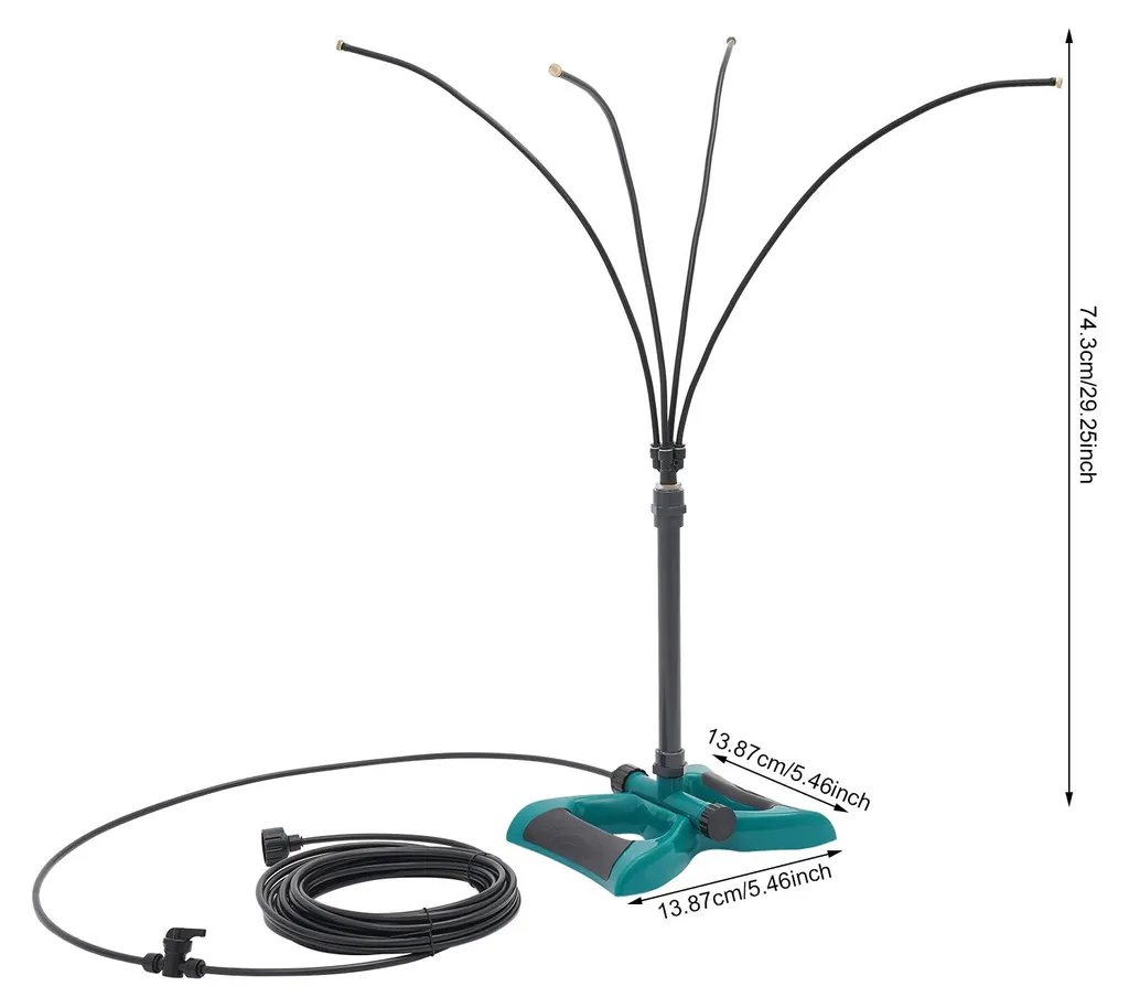 Brumisateur de terrasse extérieur bleu débit réglable série Mist-Pro 10m