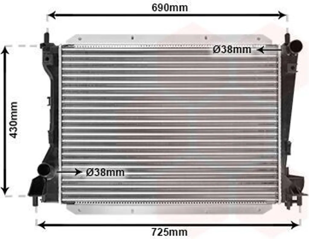Radiateur anti-fuite VAN WEZEL 77002035 pour JAGUAR S-Type