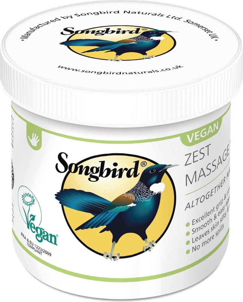 Songbird Veganes Zest Massagewachs 550 Gr