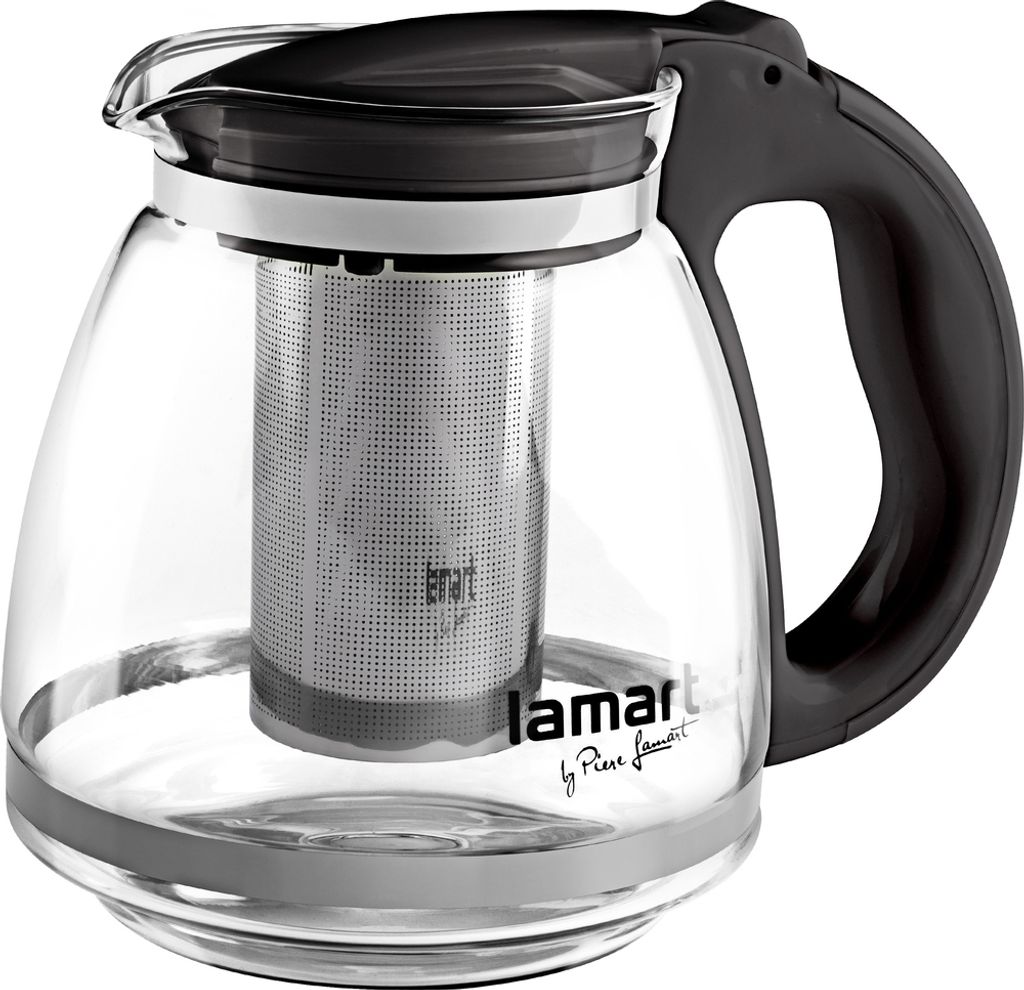 LAMART LT7027 Sklenená čajová kanvica, obsahuje nerezové Obrázok produktu 