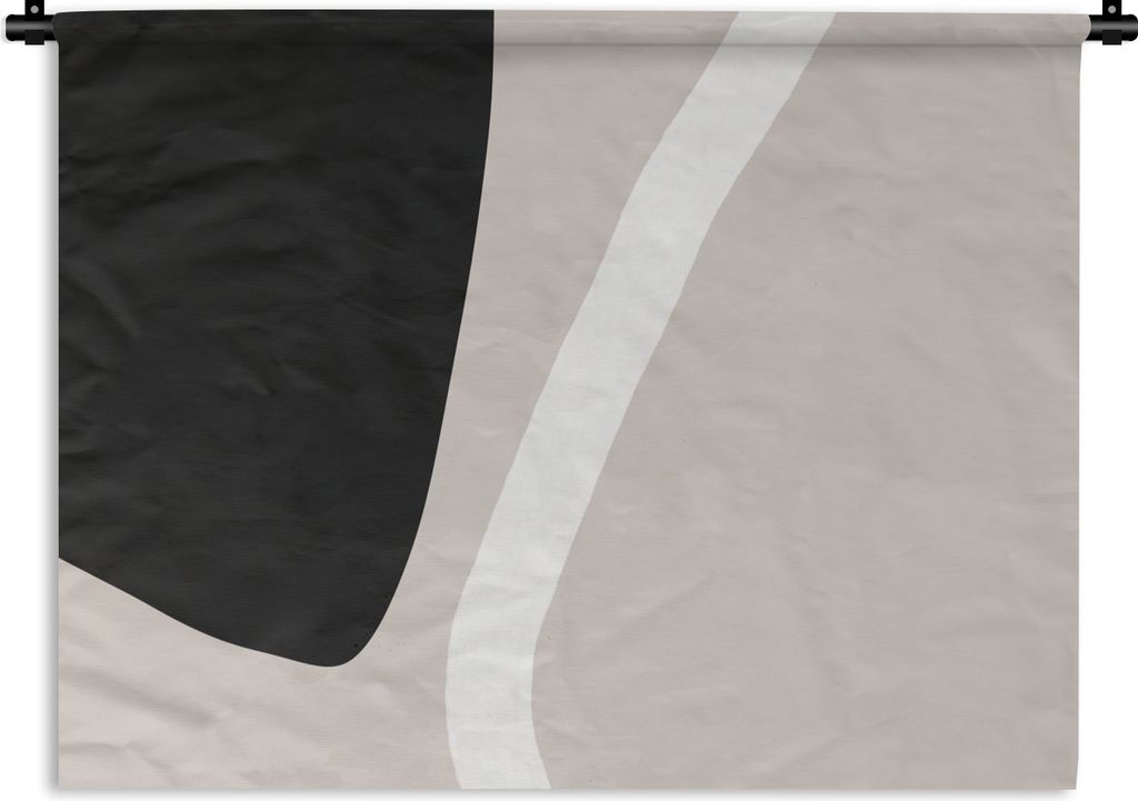 MuchoWow Wandteppich Wandbehang Pastell - Minimalismus - Formen 60x45 cm Tapisserie Dekoration Wandtuch - Das Schlafzimmer