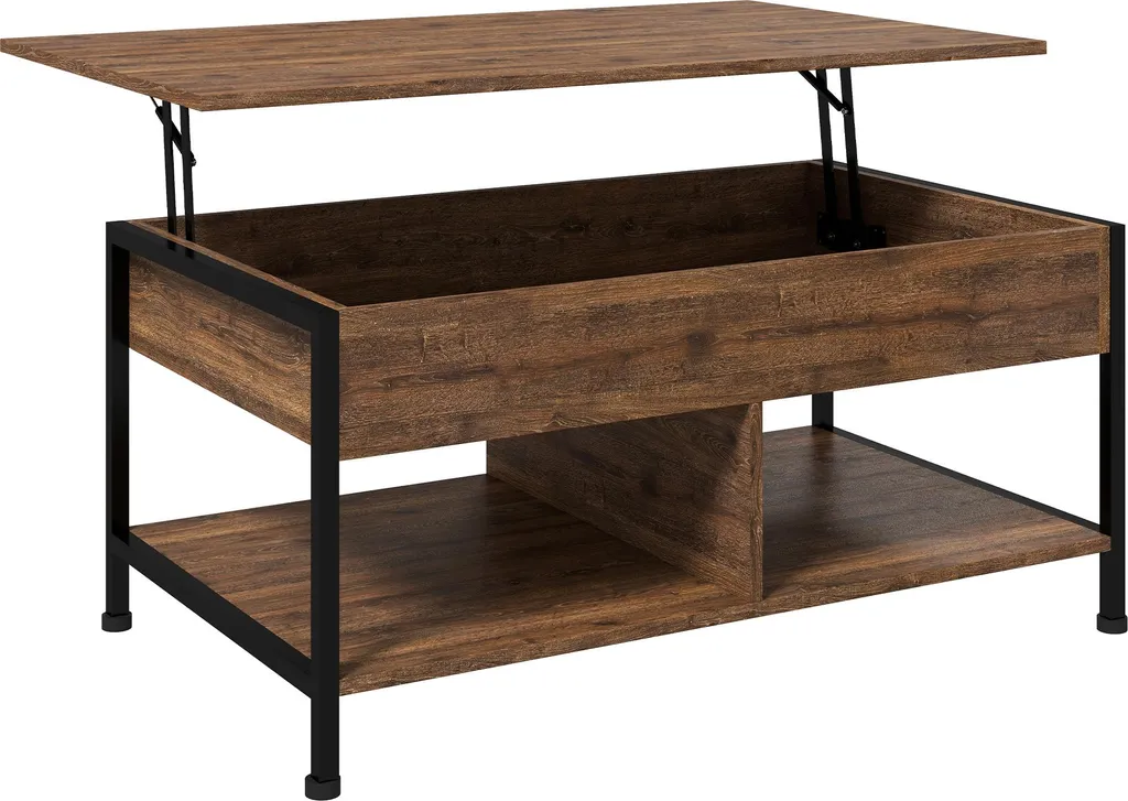 Table basse relevable pour optimiser l'espace et ranger votre séjour