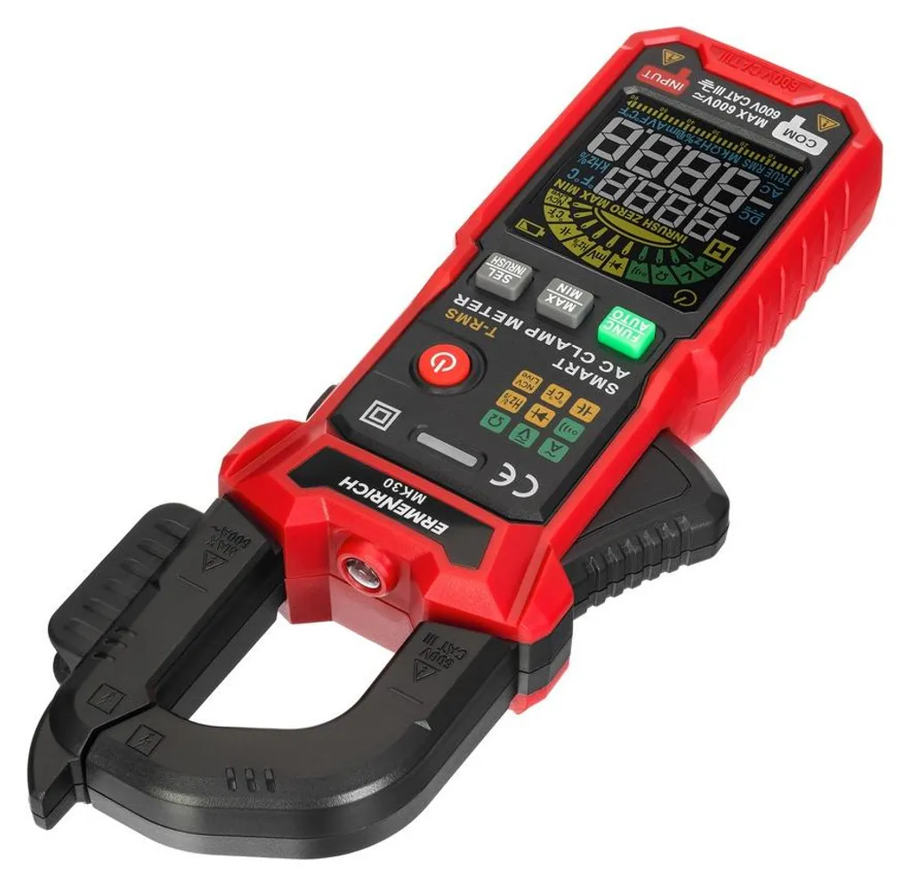 Multimètre à pince numérique Ermenrich 82967 Ping MK30 de diagnostic