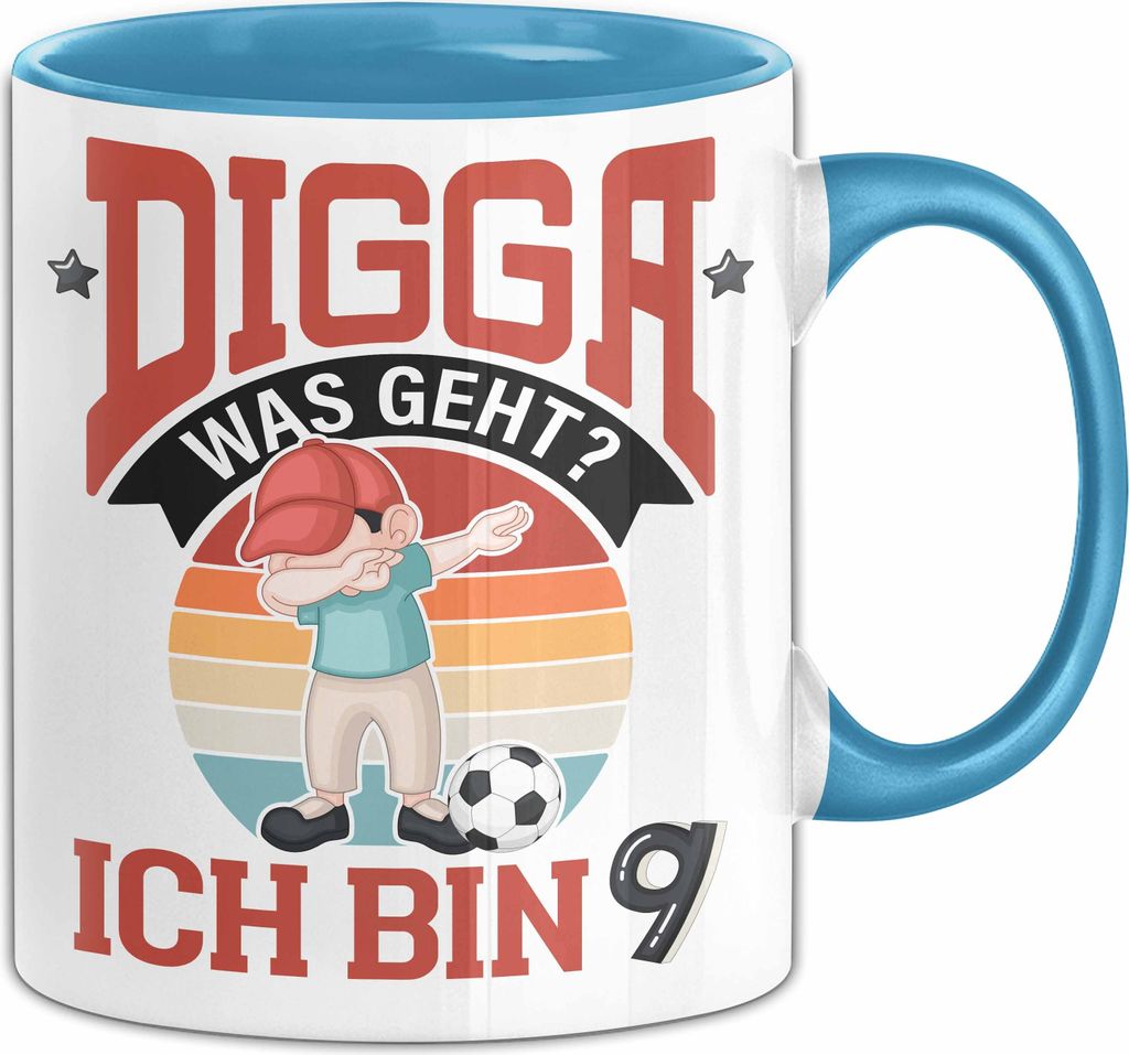 9. Geburtstag Geschenk Tasse Becher Jungs Sohn Produktbild 