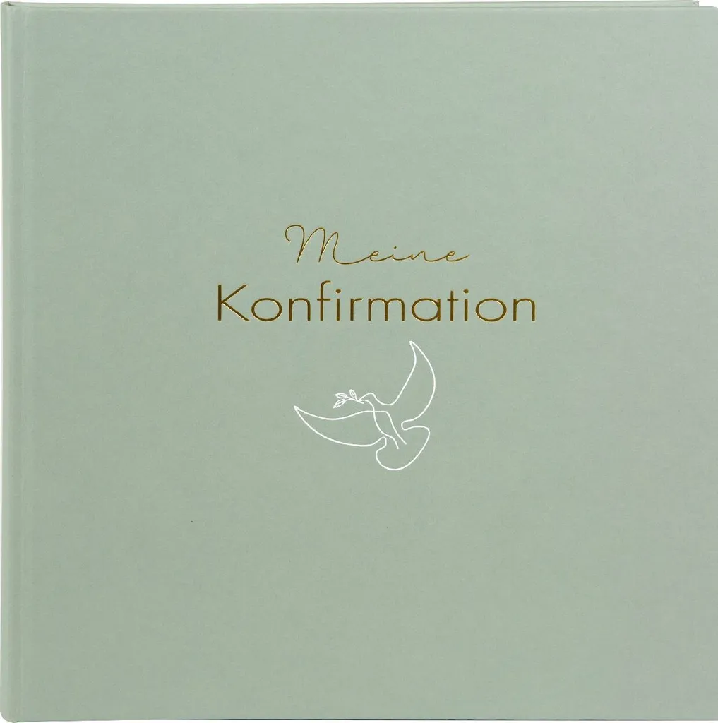 Goldbuch Album Photo Confirmation Colombe Eucalyptus 25x25cm 60 Pages