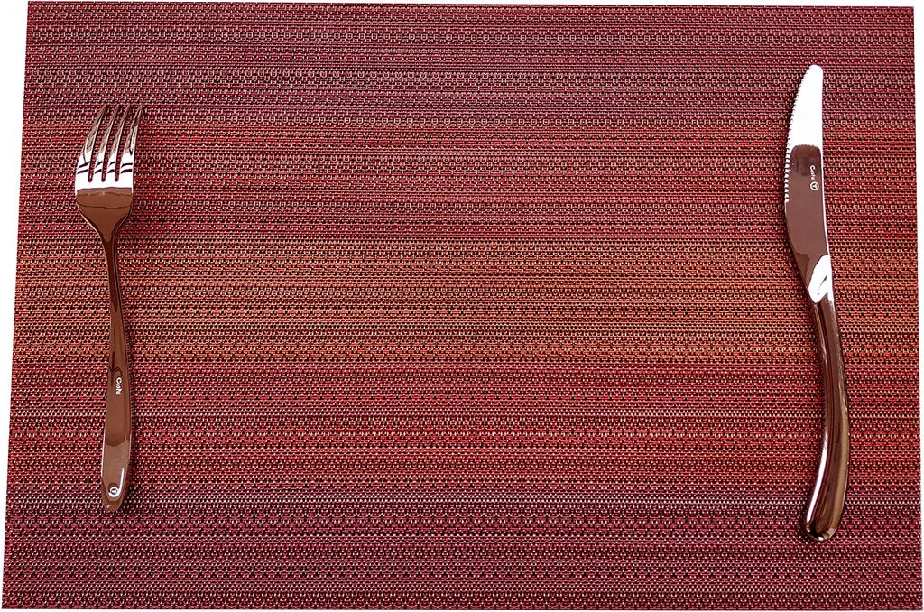 Platzsets (4er Set), Rutschfest Abwaschbar Tischsets,PVC Produktbild 3