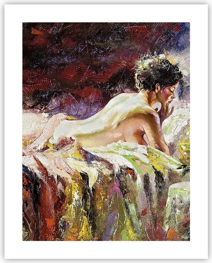 Poster - Poster ohne Rahmen - Frau Modell - 40x50 cm - Wand Bild - Wanddeko - Wandbilder - Kunstposter - Wandposter - Bilder - Kunstdruck - Wanddek...