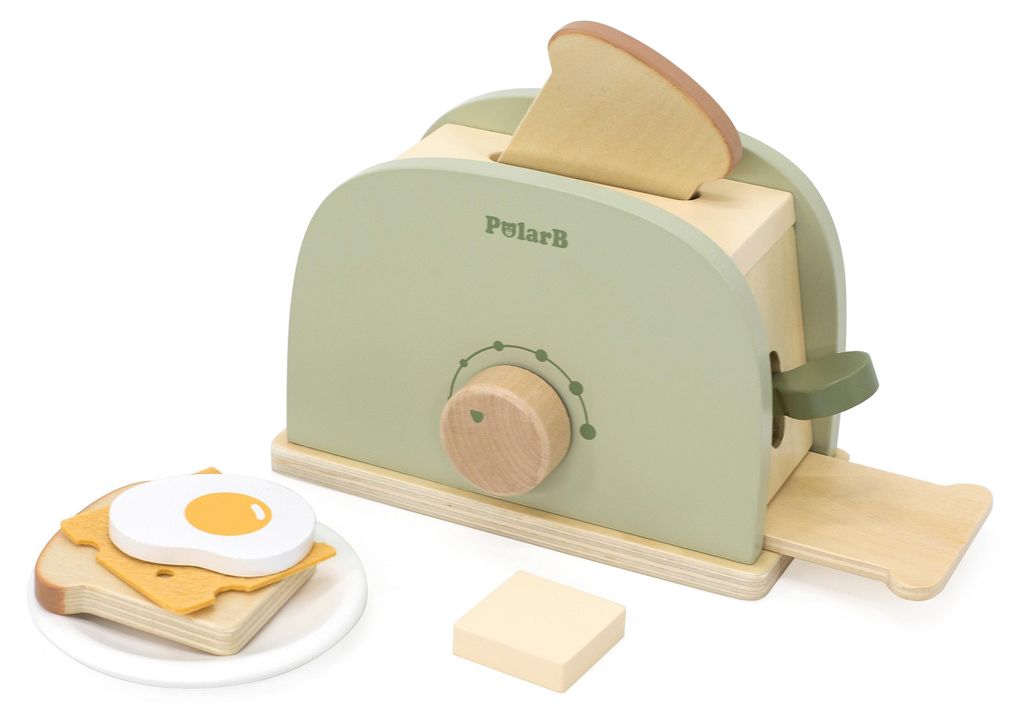 PolarB Toaster Set, 3 Jahr(e), Holz, Mehrfarbig Produktbild 