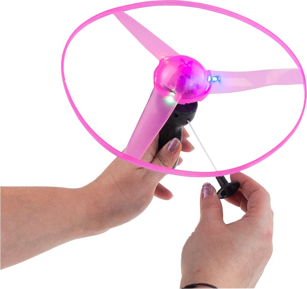 Fliegende Scheibe Launcher Propeller Leuchtet Rgb Gross Produktbild 