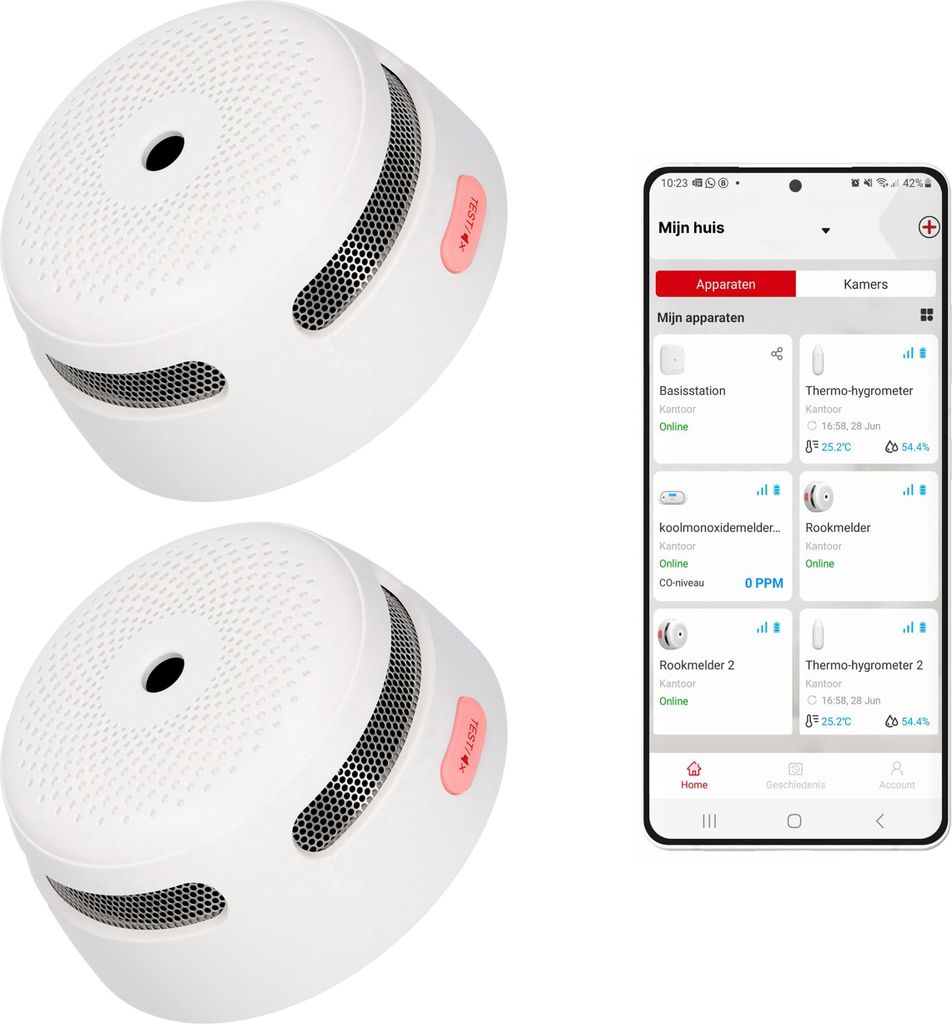 X-Sense XS01-WX Intelligenter Rauchmelder mit Wifi - 2 Produktbild 