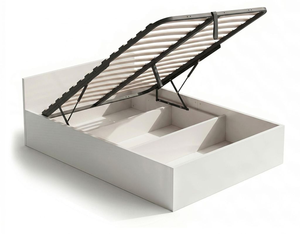 Letto con contenitore 120x200 cm rete sollevabile in Immagine del prodotto 