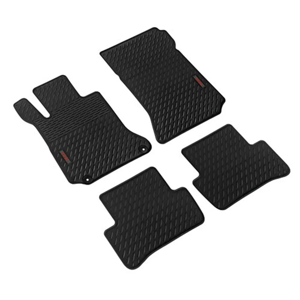 Tappetini Gomma Su Misura Mercedes Classe C W204 | Set Pilot Eco