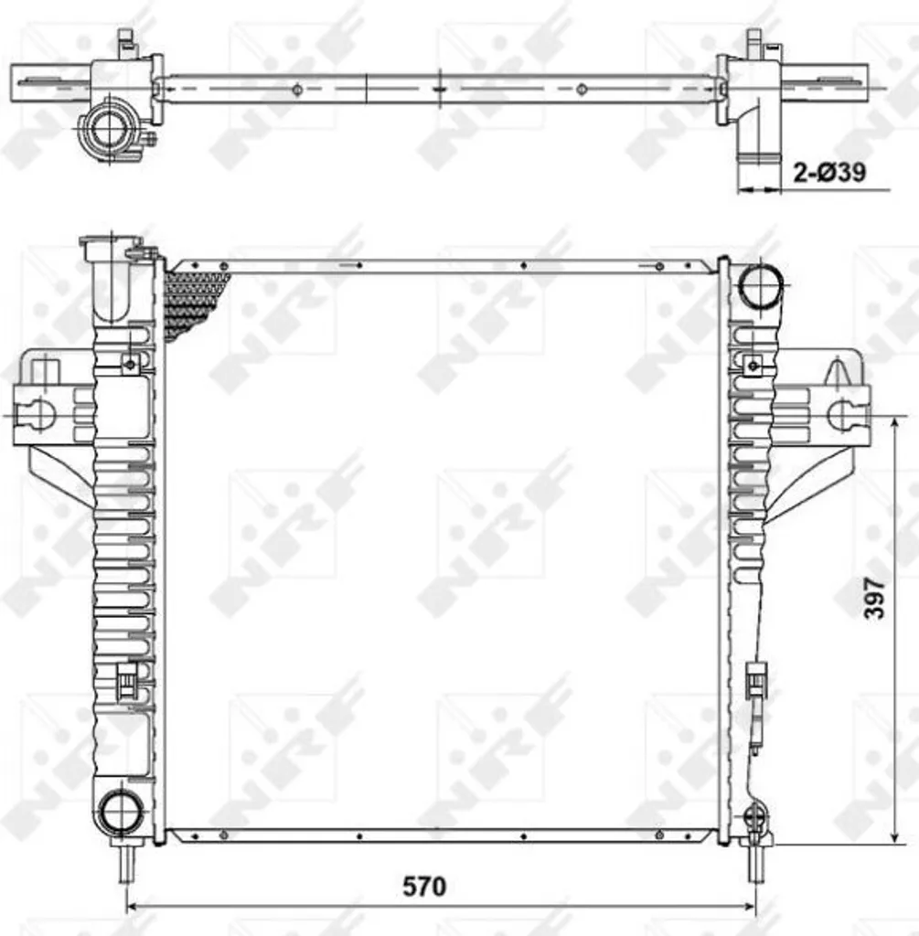 Radiateur pour Jeep Cherokee KJ : Restaurez le refroidissement moteur