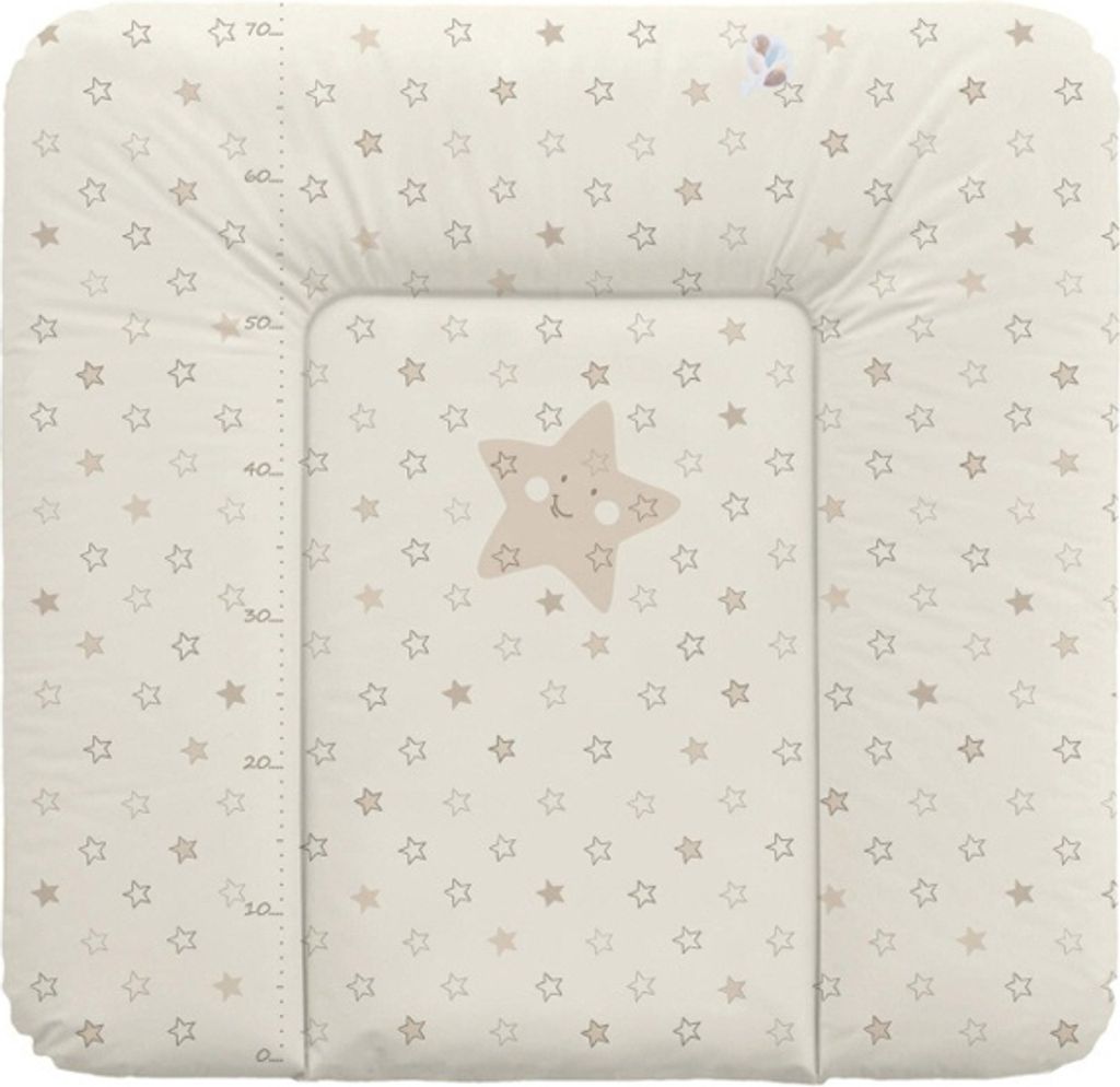 Ceba Baby Přebalovací podložka 75 x 72 cm - Hvězdy béžová Obrázek produktu 