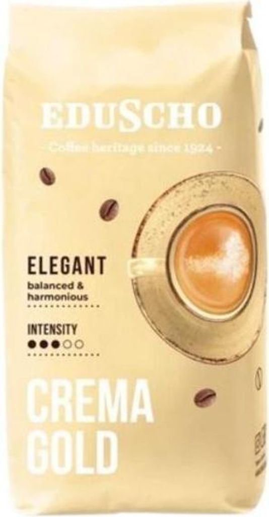 EDUSCHO Crema Gold zrnková káva 1 kg Obrázok produktu 