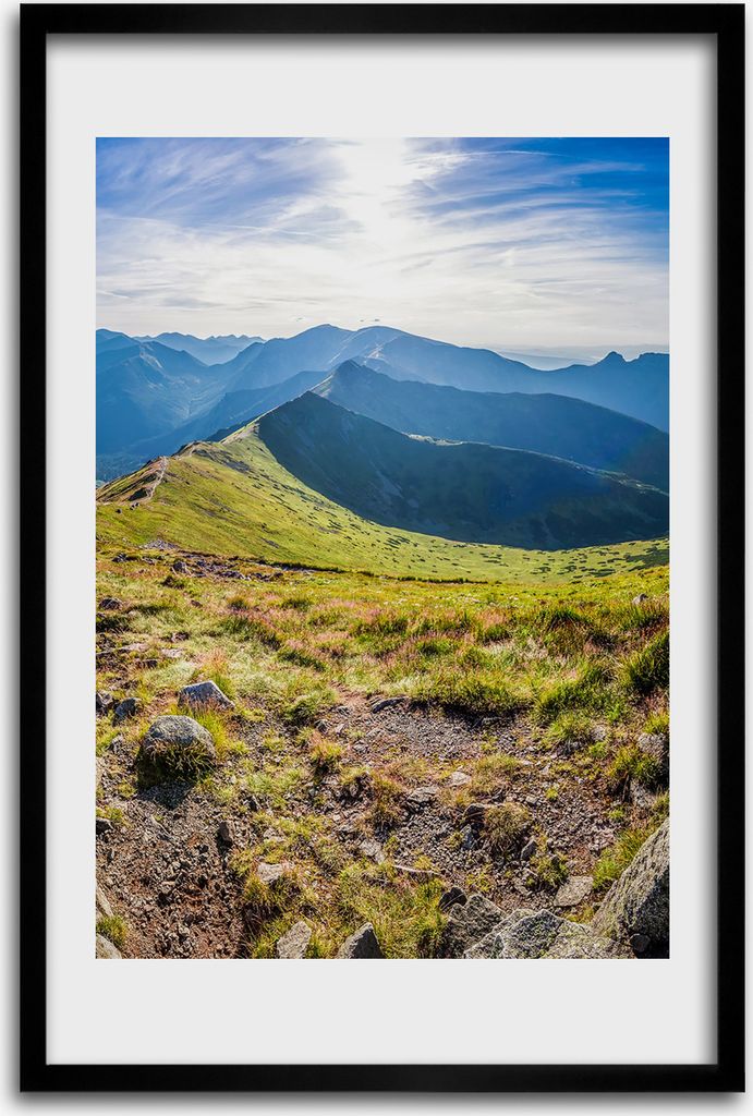 Bild - Bilderrahmen - 40 cm x 60 cm - MDF - Rahmen - Wandkunst - Tatry