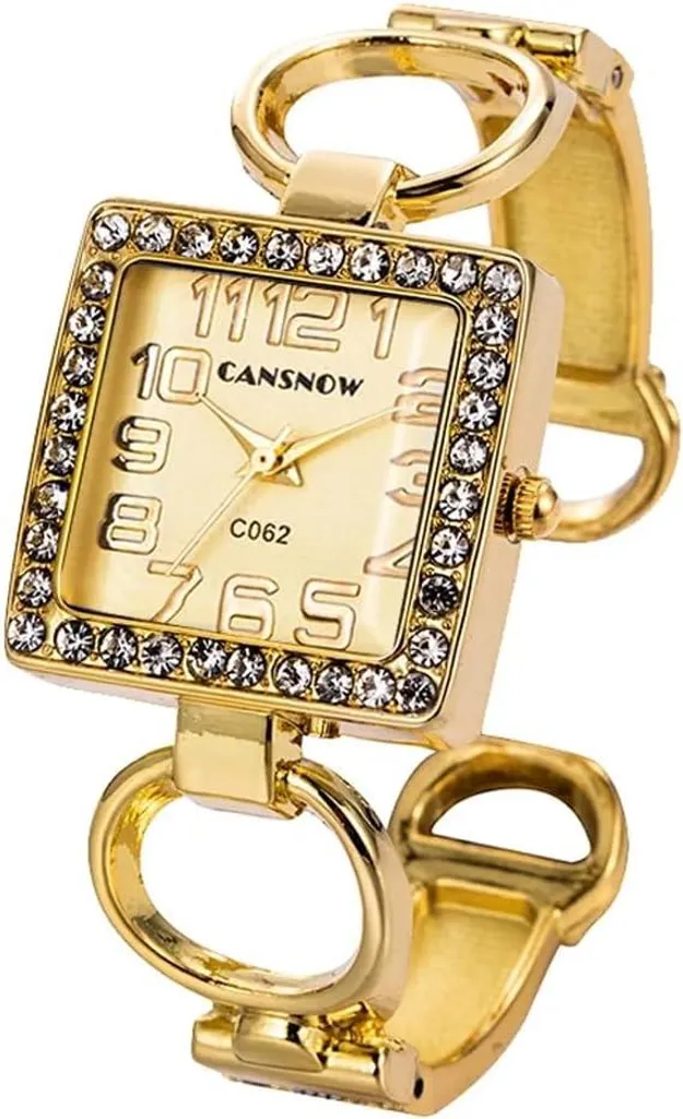Orologio Donna Gold & Crystal - Accessorio Chic per Look Quotidiano