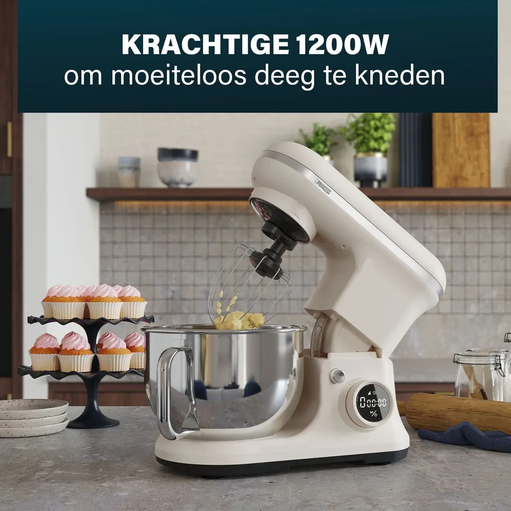 Assistant culinaire 5L avec insert verre électronique 2en1 polyvalent - 16
