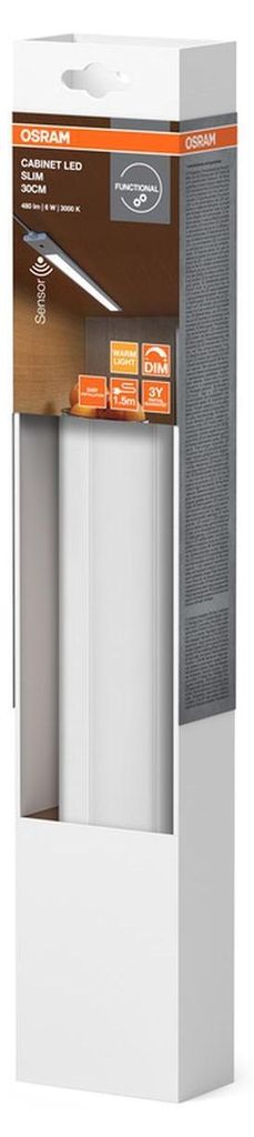 LED Wandlampe Bewegungsmelder B: 30 cm länglich 3000 K 250 lm Modern